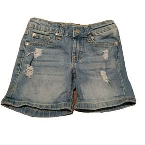 7 for all mankind Girl's Distressed Jean S…